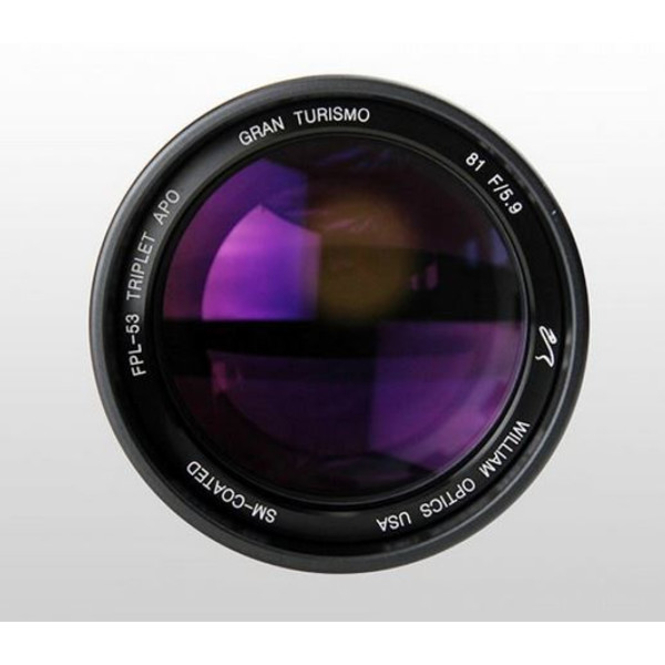 Lunette apochromatique William Optics AP 81/478 GT81 with flattener/reducer for Canon EOS