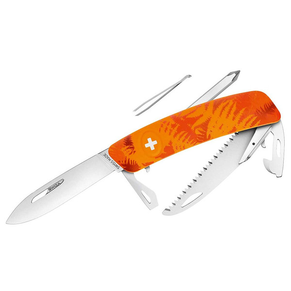 Couteaux SWIZA Couteau de poche suisse C06 FILIX Camo Farn orange