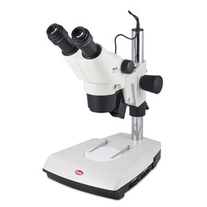 Microscope stéréo zoom Motic SMZ171-BLED, bino, 7,5X-50X