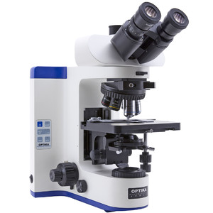 Microscope Optika B-1000, modèle 1, fond clair (sans objectif), trinoculaire