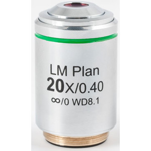 Objectif Motic LM PL, CCIS, LM, plan, achro, 20x/0.4, w.d 8.1mm (AE2000 MET)