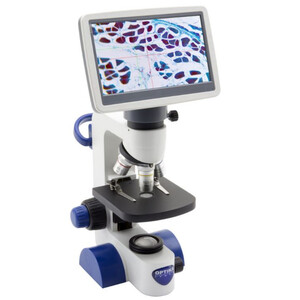 Microscope Optika B-61V, Screen, 7 Zoll, DIN, achro, 40-400x, LED, 1W
