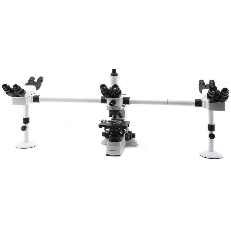 Microscope Optika B-500Ti-5 cinq têtes et pont de discussion