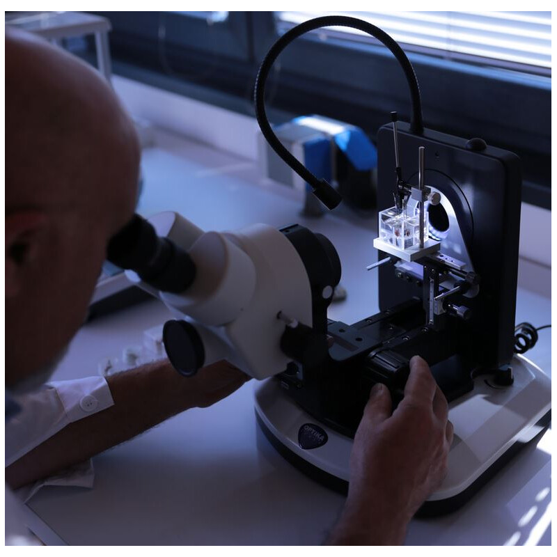 Microscope stéréo zoom Optika OPTIGEM-1,bf, df, 5.7-45x, wd 110mm
