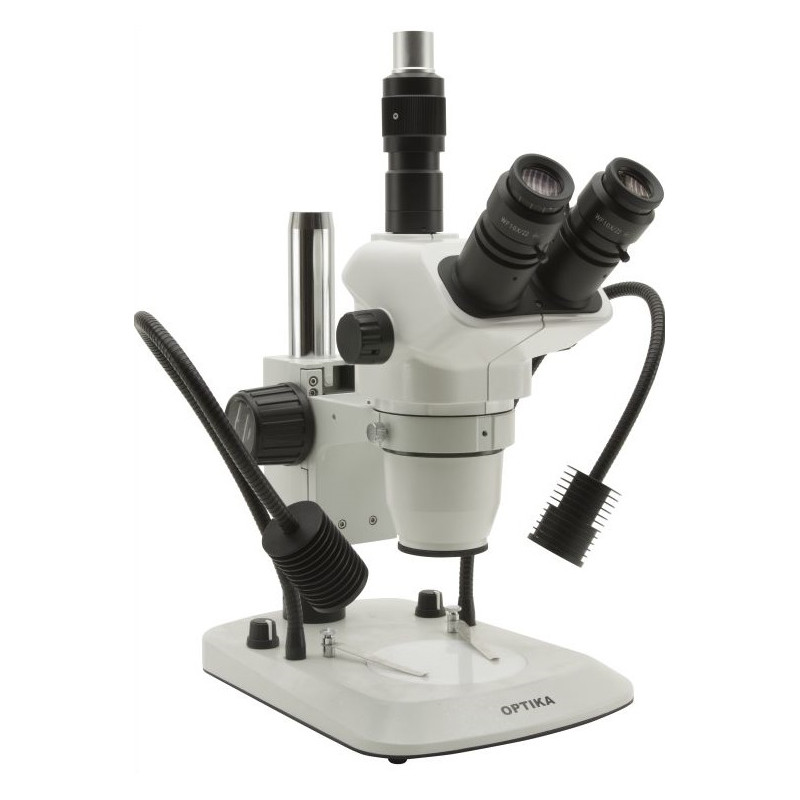 Optika Stéréomicroscope trinoculaire SZN-6 , zoom, 7x-45x, illuminateur LED