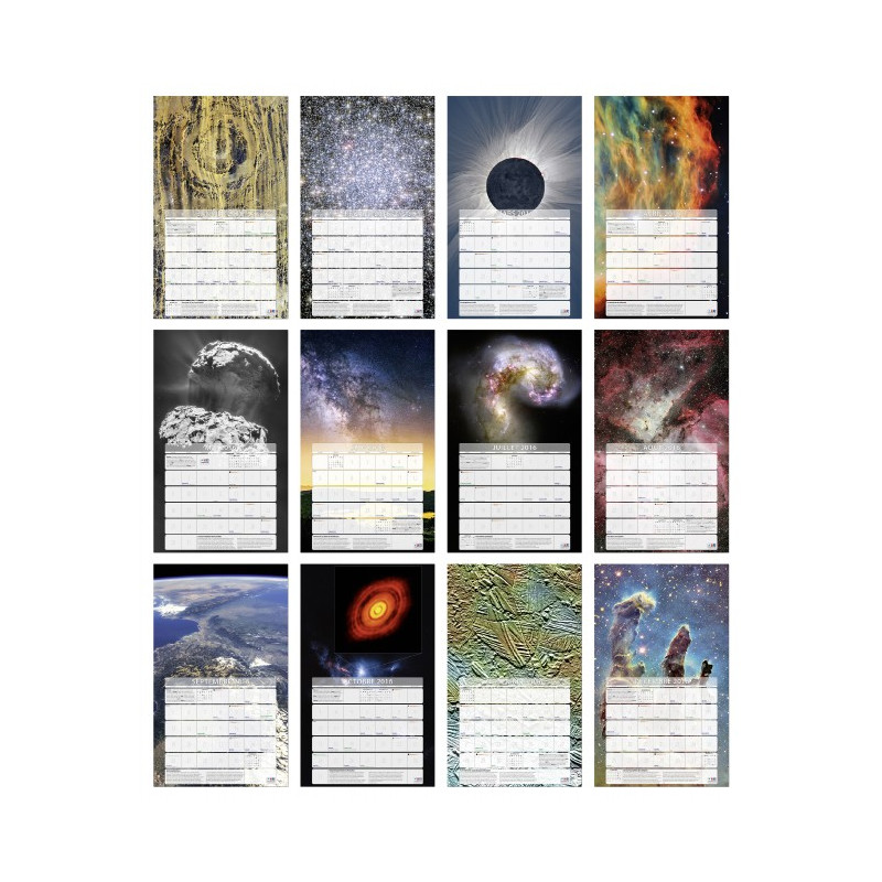 Amds édition  Kalender Calendrier Astronomique 2016
