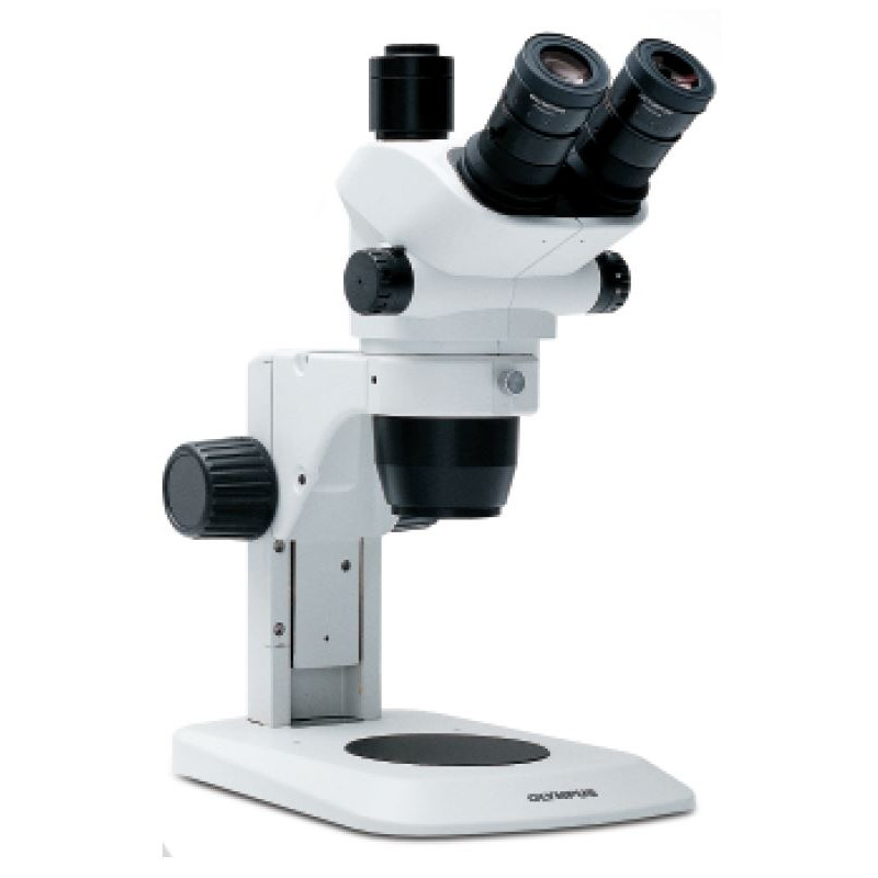 Microscope stéréo zoom Evident Olympus SZ61, pour lumière transmise, trinoculaire
