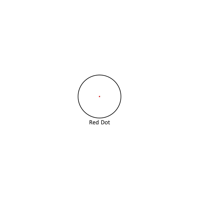 Lunette de tir Nikko Stirling Reflex Red Dot Sight NRD30IM, 30mm, Weaver