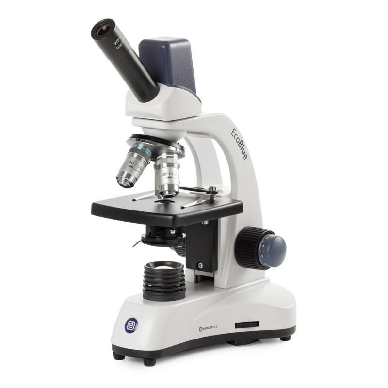 Microscope Euromex Mikroskop EcoBlue EC.1105, mono, digital, 5MP, achro. 40x, 100x, 400x 1000x, LED