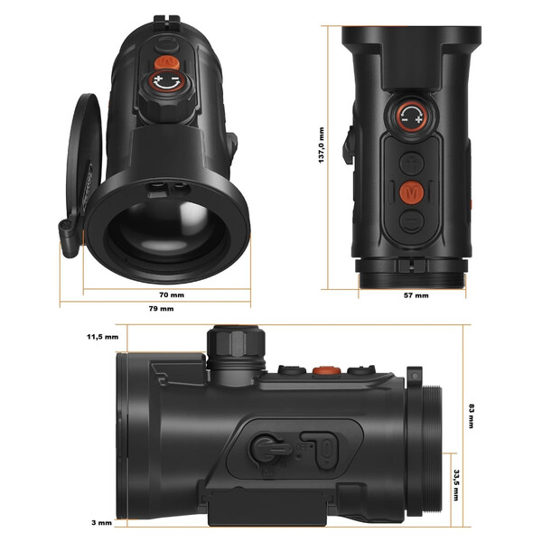 Caméra à imagerie thermique ThermTec Hunt 635L Pro LRF