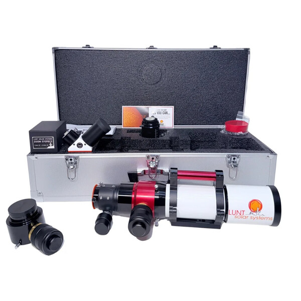Télescope solaire Lunt Solar Systems ST 80/560 LS80MT Ha B1800 PT DS Premium Kit