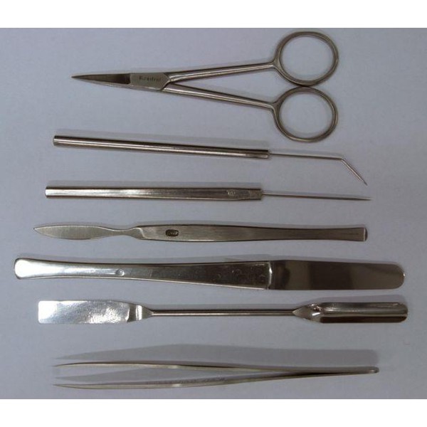 Bresser Trousse à dissection, 7 pièces, acier de Solingen