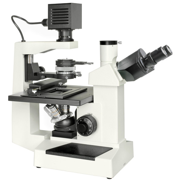 Microscope inversé Bresser Science IVM 401, invers, trino, 100x - 400x