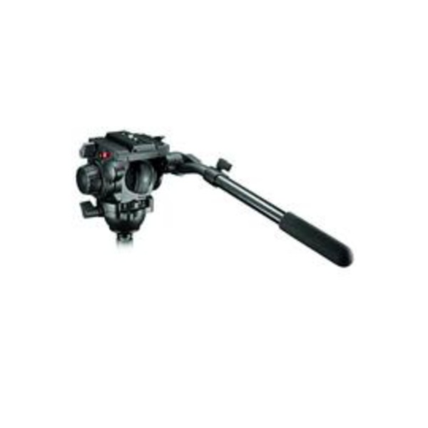 Tête panoramique pour trépieds Manfrotto Profi Fluid - Rotule vidéo avec demi-boule 75 mm et 501PL