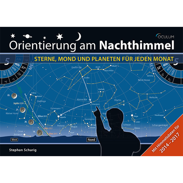 Carte du ciel Oculum Verlag Livre "Orientierung am Nachthimmel"