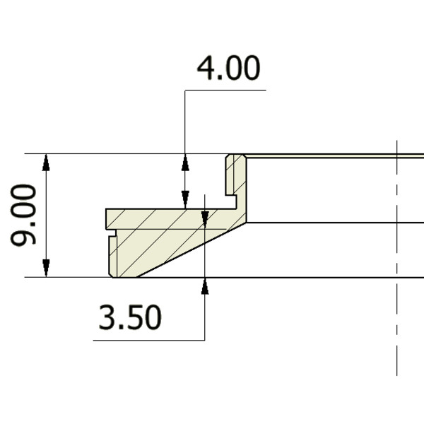 Omegon Bague T2 mâle vers monture C mâle