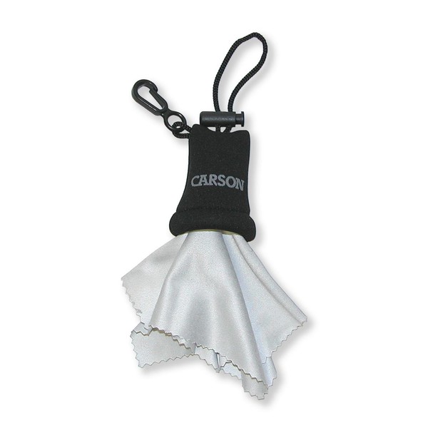Carson Tissu de nettoyage en pochette, noir