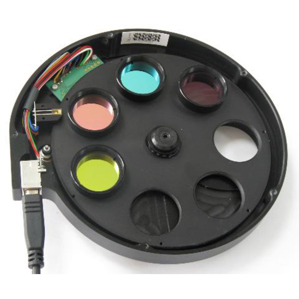 i-Nova Roue à fitres motorisée 1,25" avec jeu de filtres LRGB et adaptateur C-Mount