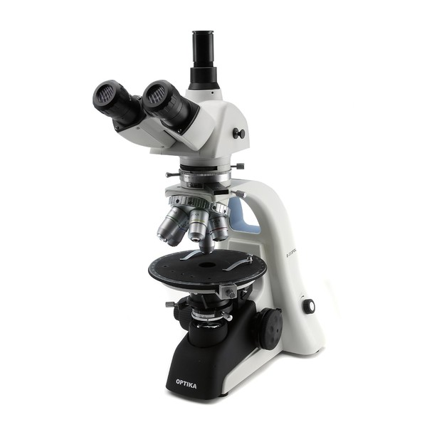 Microscope Optika B-353POL,  trinoculair, polarisant, ERGO tête, X-LED