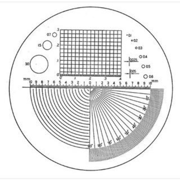 Eschenbach Loupe de mesure graduée de précision