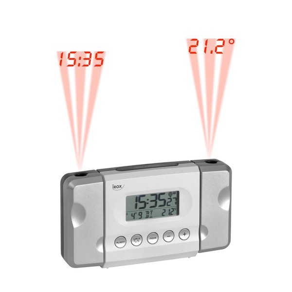 Station météo sans fil Bresser Réveil projecteur IROX HB-161P
