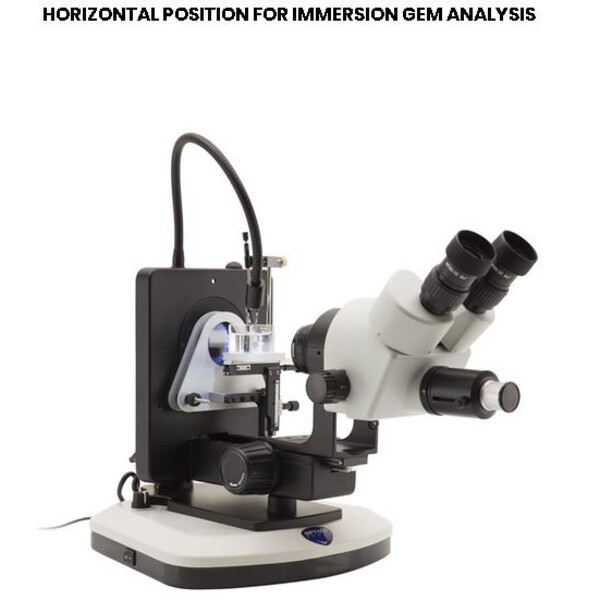 Microscope stéréo zoom Optika OPTIGEM-1,bf, df, 5.7-45x, wd 110mm