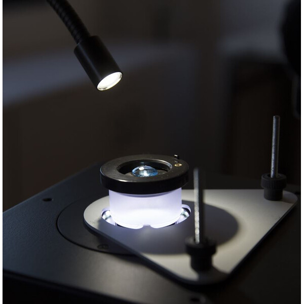 Optika Microscope trinoculaire gemmologique OPTIGEM-2 stéréo zoom, inclinable