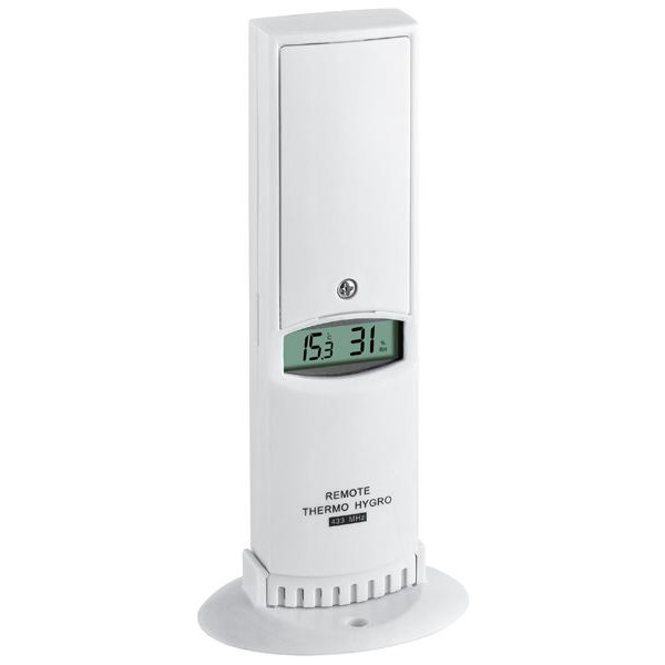 Eschenbach Emetteur additionnel pour stations météo sans fil IQ-WS, MAXIM II, ALU FRAME, Profi Thermo-Hygro