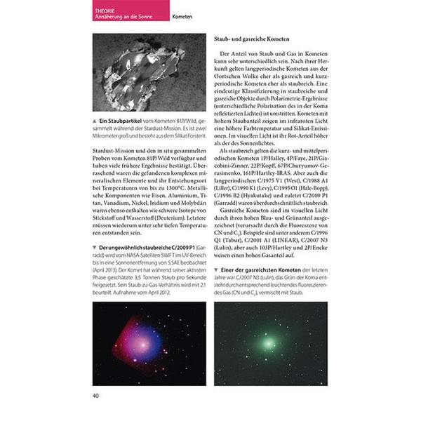 Oculum Verlag Livre "Kometen - Eine Einführung für Hobby-Astronomen"