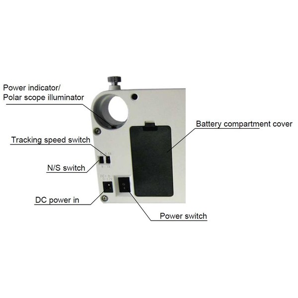 Monture iOptron SkyTracker - Dispositif de suivi pour l'astrophotographie, noir