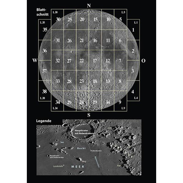 Oculum Verlag Livre carte de la Lune édition Oculum