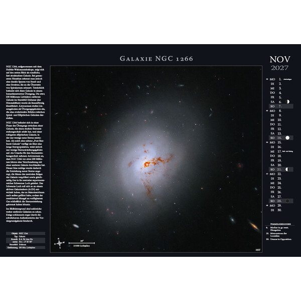 Calendrier Astronomie-Verlag Weltraum-Kalender 2027