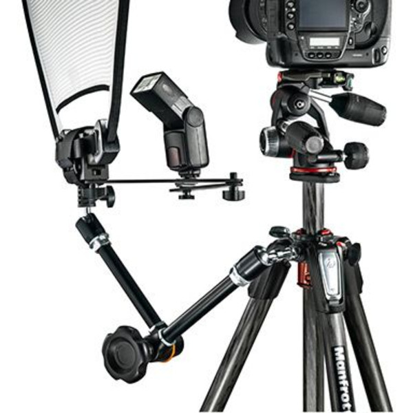 Trépied en aluminium Manfrotto Kit statif tripode MK055XPRO3-3W avec inclinaison 3 voies