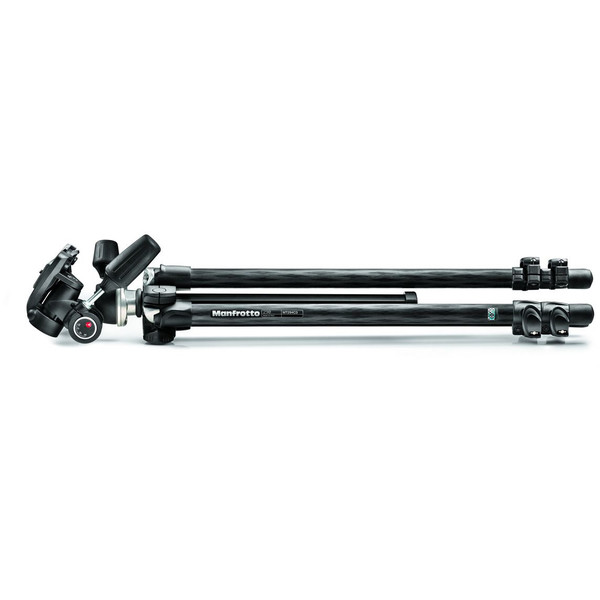 Manfrotto Kit statif tripode en fibre de carbone MK 294 C3-D3RC2 tête panoramique 3 voies