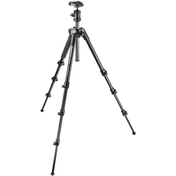 Trépied en aluminium Manfrotto Statif tripode de voyage MK BFR A4-BH "Befree" tête rotative