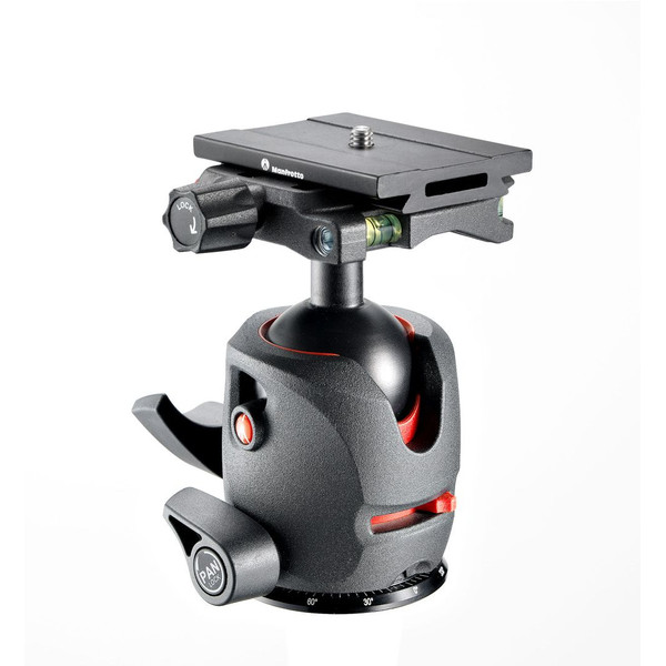 Rotule pour trépieds Manfrotto Tête rotative MH054M0-Q6 avec platine à dégagement rapide Arca-Swiss