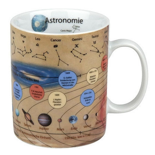 Könitz Tasse des connaissances astronomie