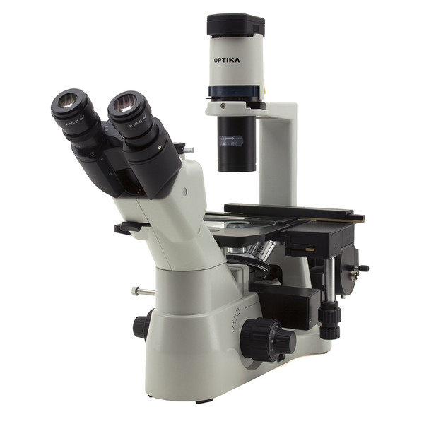 Microscope inversé Optika Trinoculaire XDS-3FL, inverse, flourescence