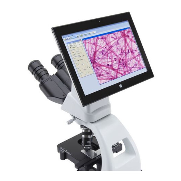 Optika Microscope numérique B-290TB, N-PLAN, avec tablette PC