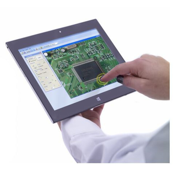 Optika Microscope numérique B-290TB, N-PLAN, avec tablette PC