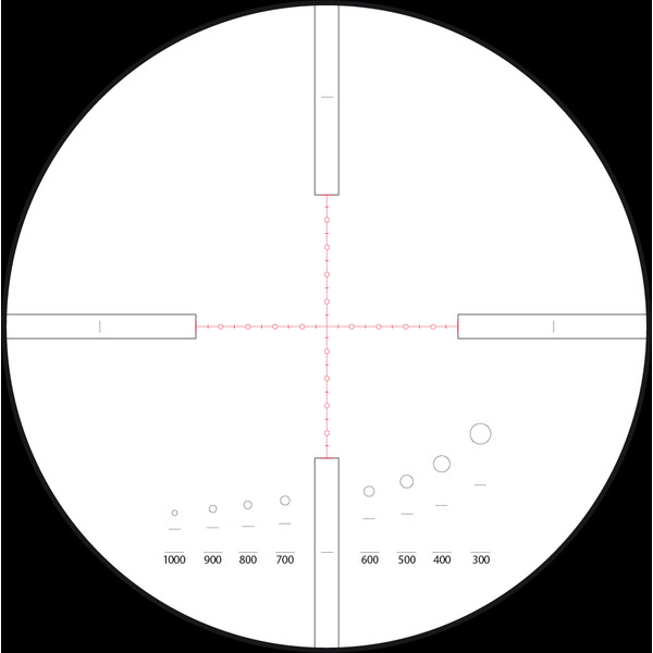 Lunette de tir Meopta ZD 6-24x56 RD, réticule MIL-DOT2