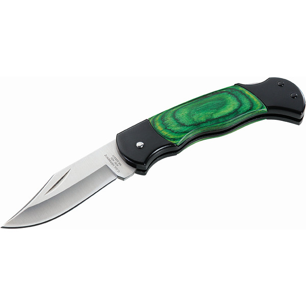 Couteaux Herbertz Couteau de poche, manche en bois de Pakka vert-gris, N° 226311