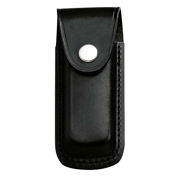 Herbertz Étui en cuir pour Couteau de poche 2649130, noir, pour 13 cm