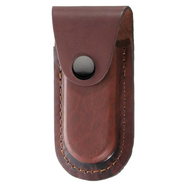 Herbertz Étui en cuir pour Couteau de poche 2675120, marron foncé, pour 12cm