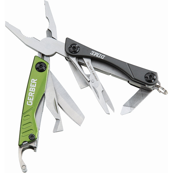 Multi-tool Gerber Mini-Multitool DIME gris-vert