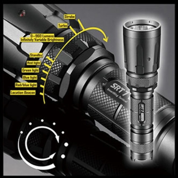 Nitecore Lampe de poche SRT-7