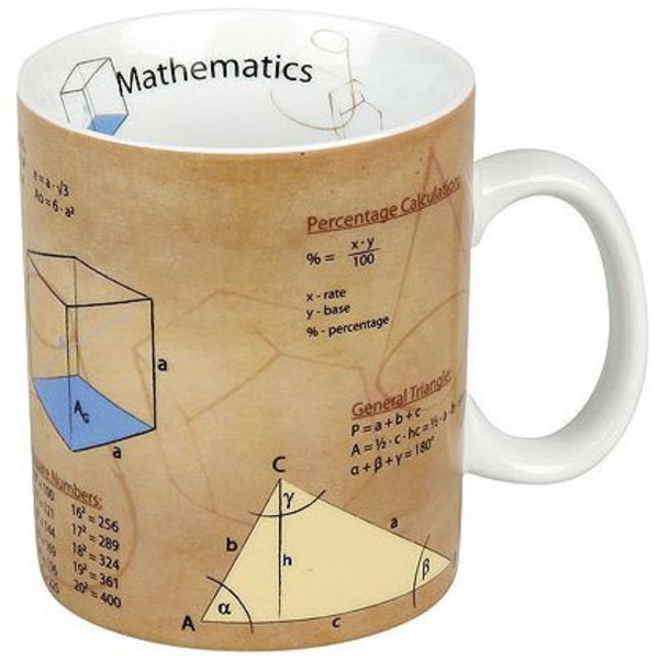 Tasse Könitz Mugs of Knowledge Mathematics