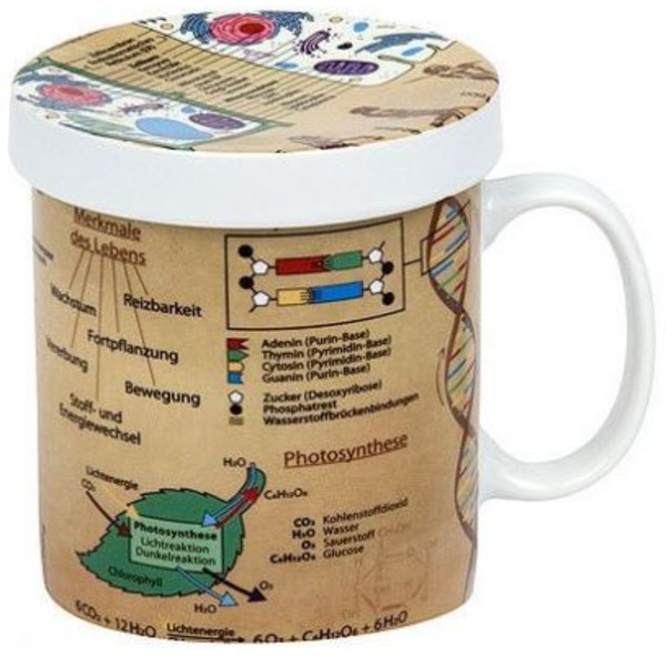 Tasse Könitz Wissensbecher für Teetrinker Biologie