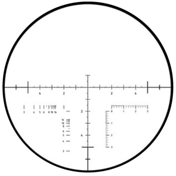 Longue-vue Minox MD 60 ZR 12-40x, Reticle