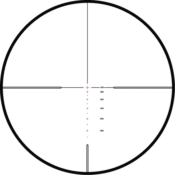 Lunette de tir HAWKE ENDURANCE 30 SF 6-24x50; Marksman 223/308